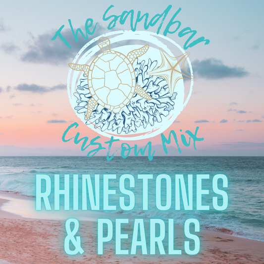 Custom Rhinestone/Pearl Mix