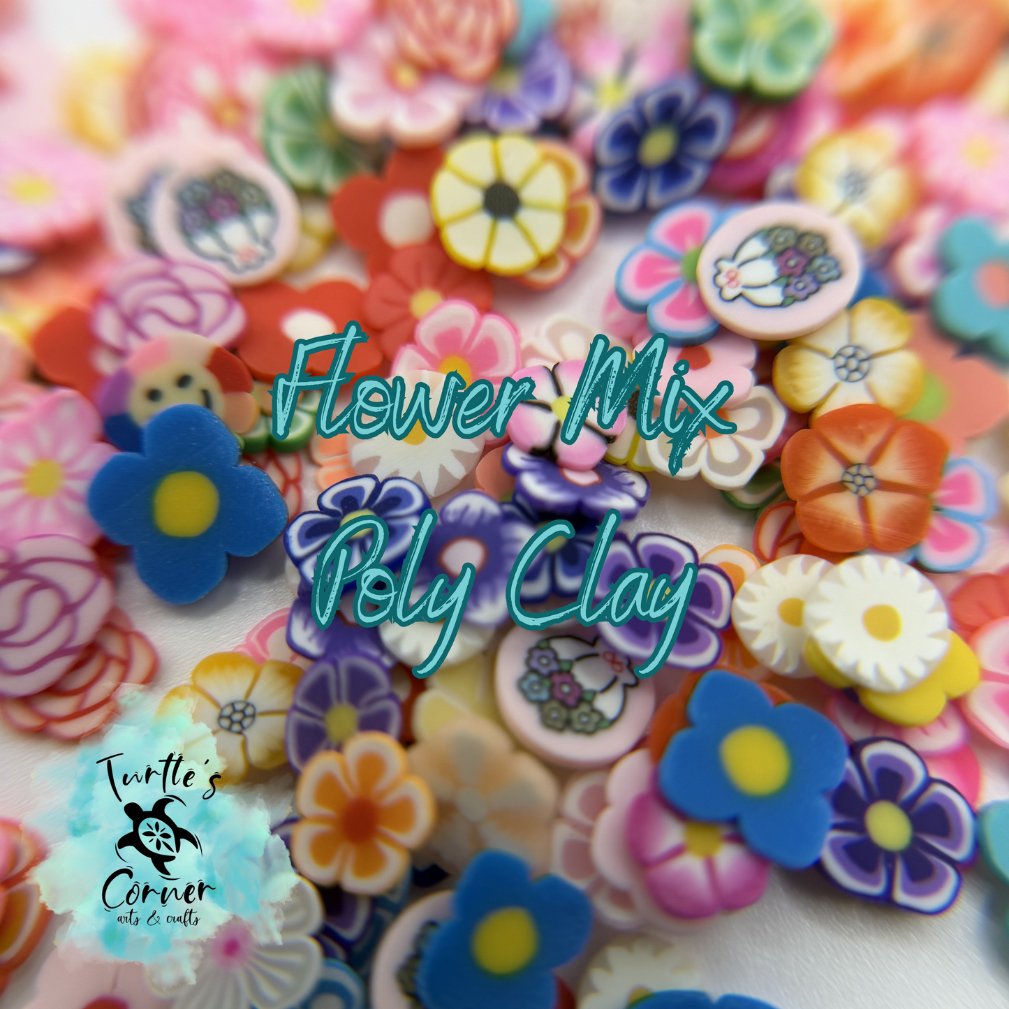 Flower Mix Poly Clay