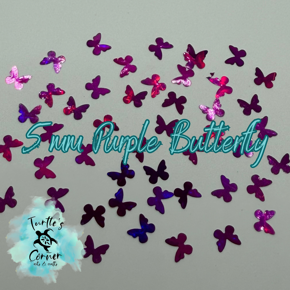5mm Purple Butterfly