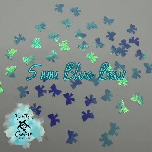 5mm Blue Bow