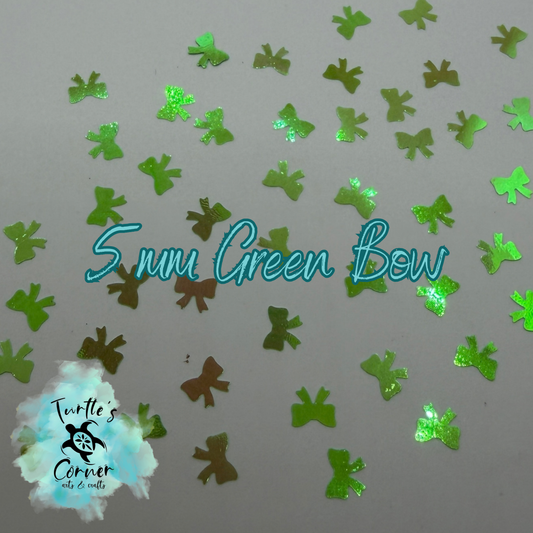 5mm Green Bow